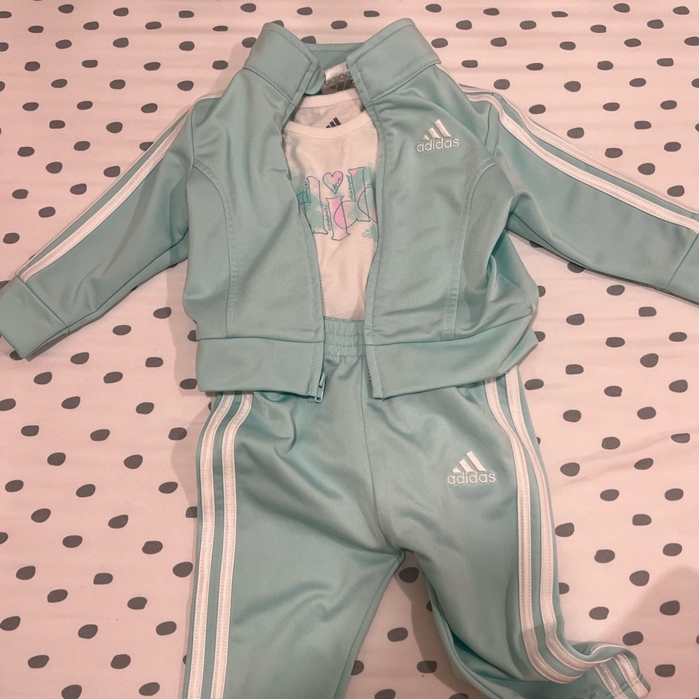 Baby Adidas 3 piece track suit